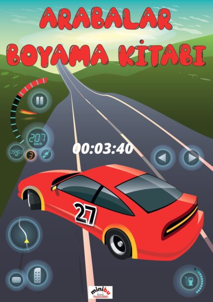 Arabalar Boyama Kitabı