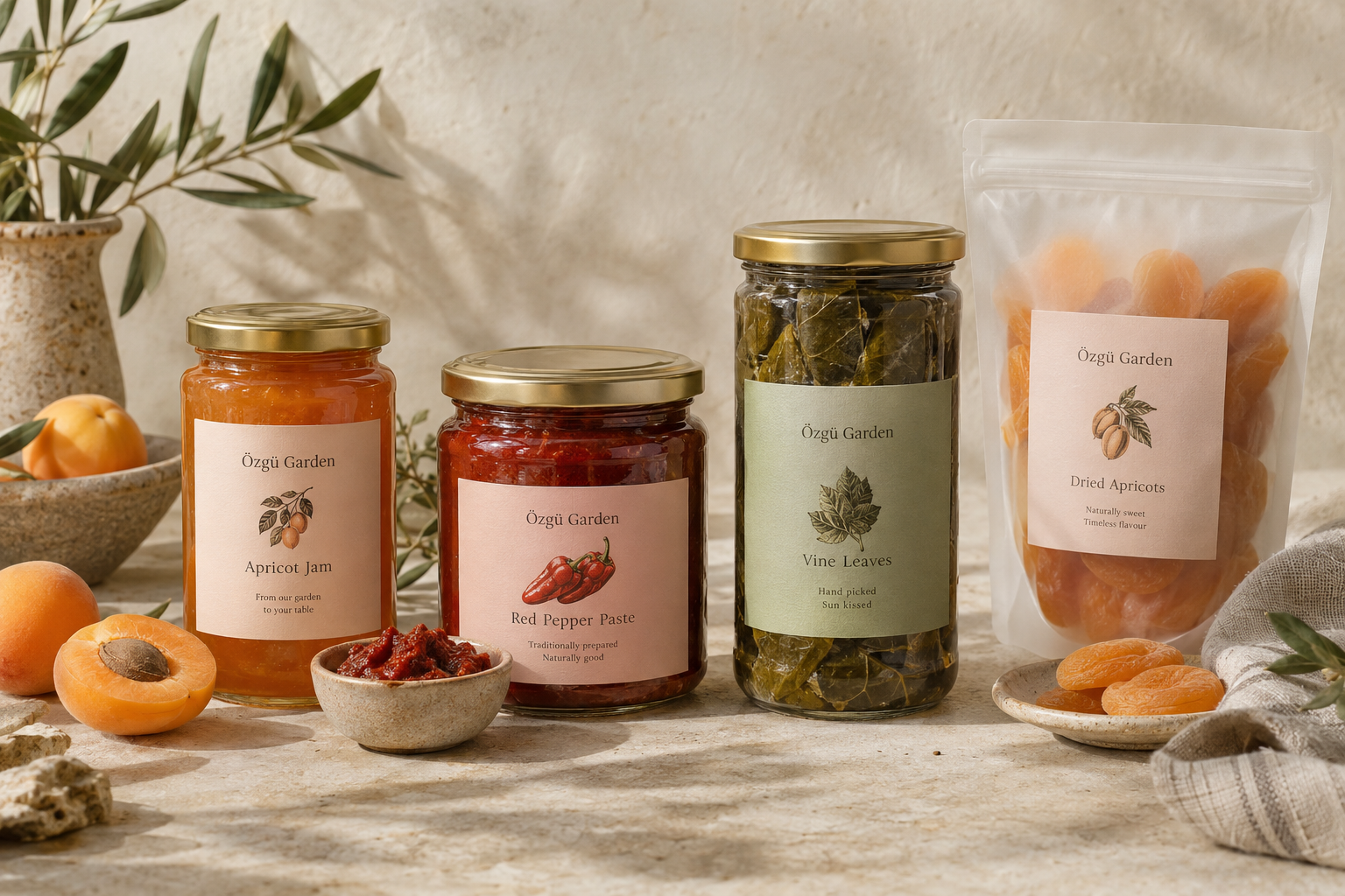 Özgü Garden butik kiler koleksiyonu